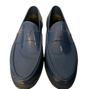 Yves Saint Laurent Navy Loafers